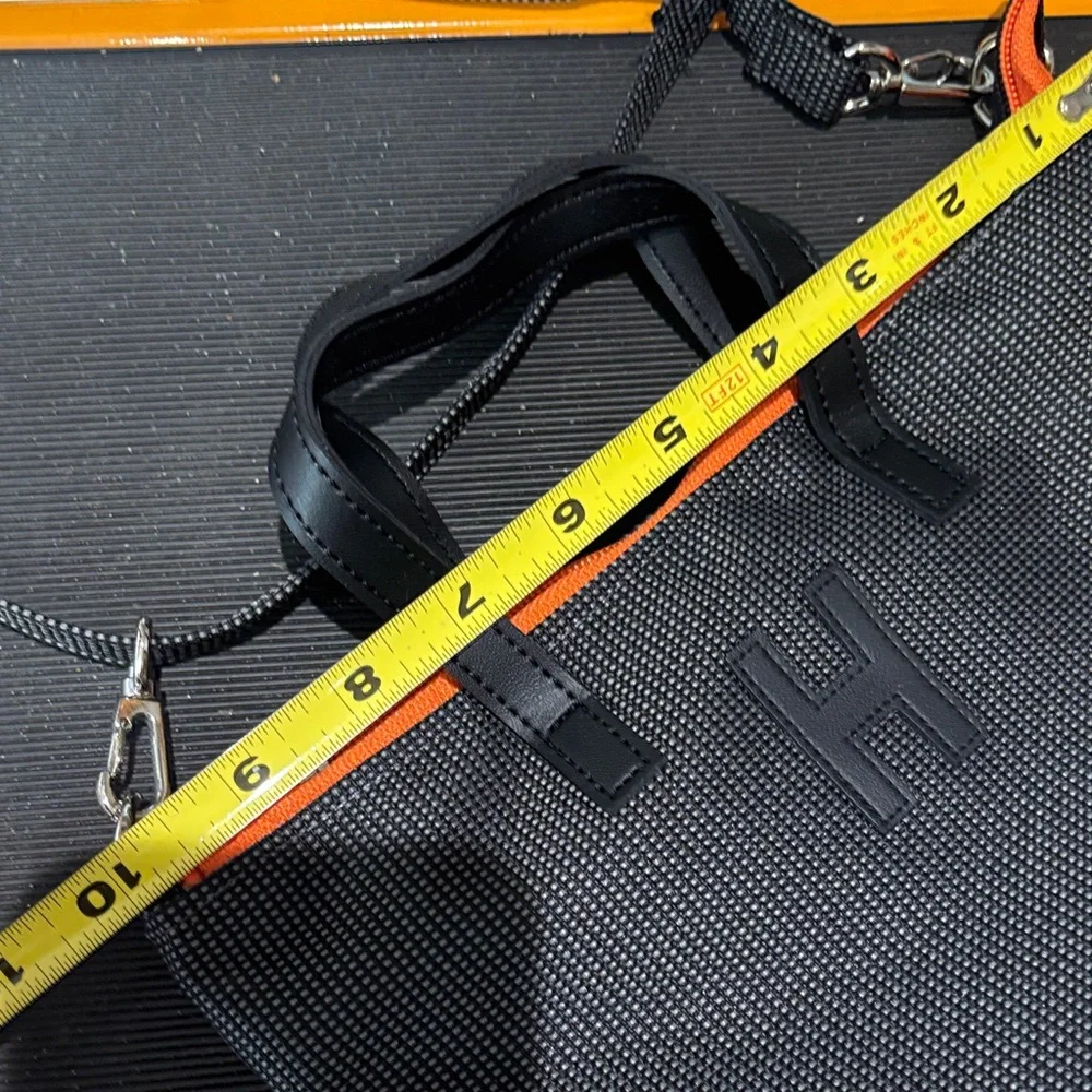 Stylish Black and Orange Baby Bag